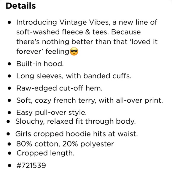 NEW Slouchy Raw Hem Pullover Hoodie Cropped Sweatshirt Gray XL Girl’s OLD NAVY - Picture 5 of 13